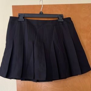 Black tennis skirt